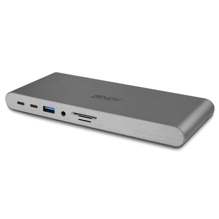 EAN 4002888433495 - Lindy 43349 base para portátil y replicador de puertos Alámbrico USB 3.2 Gen 1 (3.1 Gen 1) Type-C Plata imagen 4