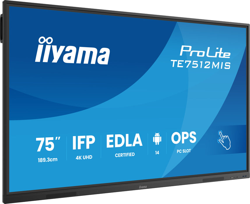 EAN 4948570125494 - iiyama TE7512MIS-B4AG pantalla de señalización Pantalla plana para señalización digital 165,1 cm (65") LC imagen 2