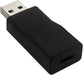 EAN 7611990152735 - ROLINE 12.03.2995 cambiador de género para cable USB 3.1 Typ A USB 3.1 Typ C Negro imagen 1