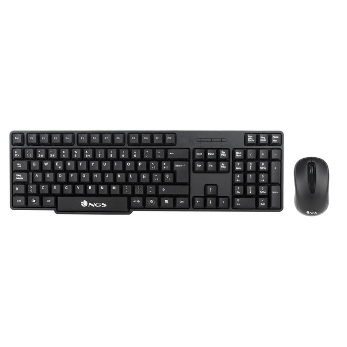 EAN 8435430619072 - NGS EUPHORIA KIT teclado Ratón incluido Universal RF inalámbrico QWERTY Inglés Negro imagen 1