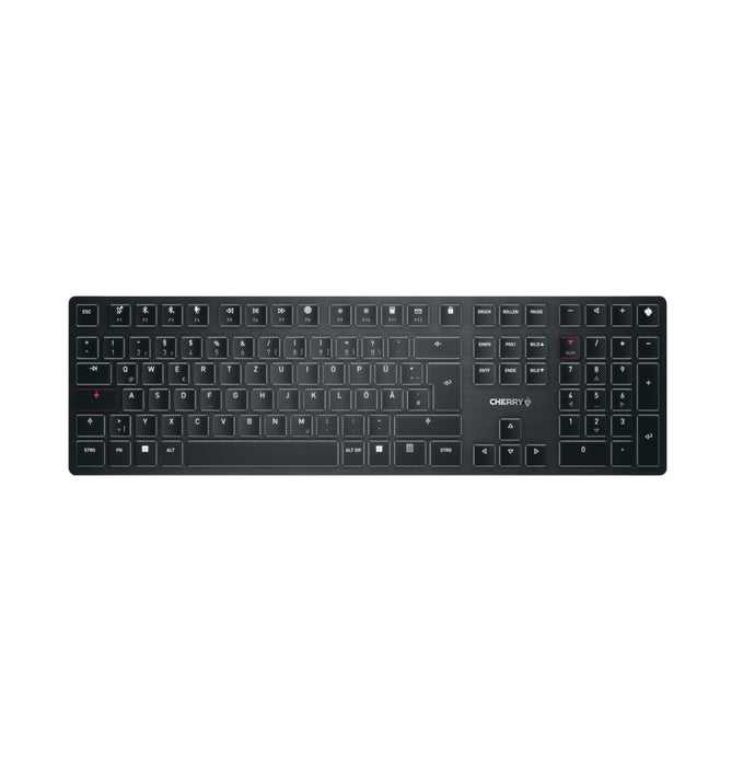 EAN 4025112098680 - CHERRY KW X ULP teclado Universal USB + RF Wireless + Bluetooth QWERTZ Alemán Negro imagen 1