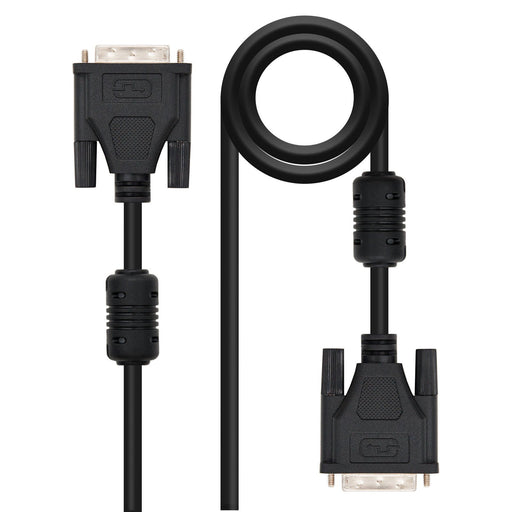 EAN 8433281002159 - Nanocable 5m DVI/DVI cable DVI Negro imagen 1
