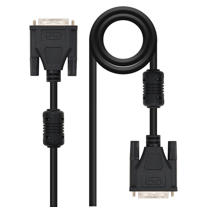 EAN 8433281002159 - Nanocable 5m DVI/DVI cable DVI Negro imagen 1