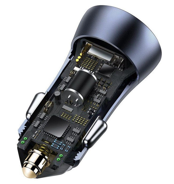 EAN 6953156207639 - Baseus Golden Contactor Pro Dual Smartphone Gris Encendedor de cigarrillos Carga rápida Interior imagen 7