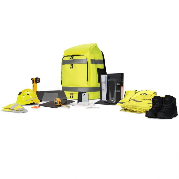 EAN 7640186417617 - DICOTA Hi-Vis mochila Amarillo Tereftalato de polietileno (PET), Termoplástico de poliuretano (TPU) imagen 14