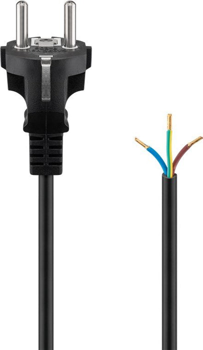 EAN 4040849513275 - Goobay 51327 cable de transmisión Negro 1,5 m Enchufe tipo F CEE7/7 imagen 1