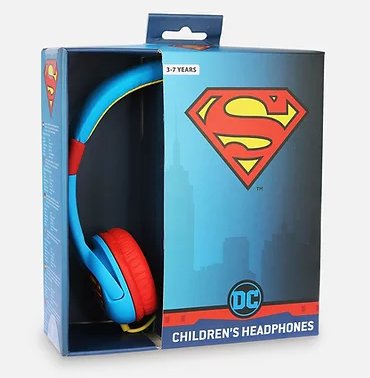 EAN 5055371618236 - OTL Technologies DC Comics Superman Man of Steel Auriculares Alámbrico Diadema Música Azul, Rojo, Amarill imagen 4