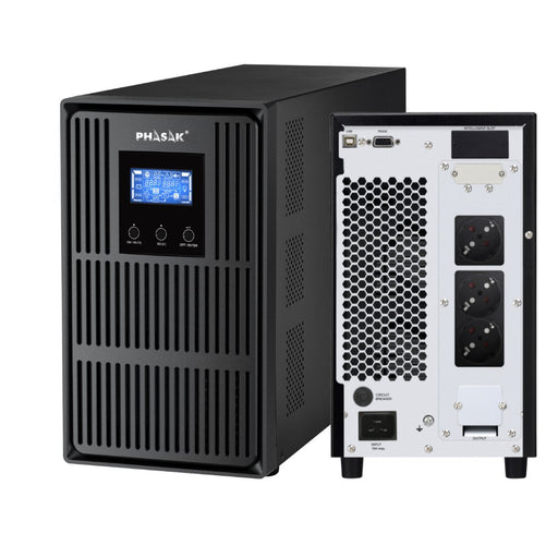 EAN 5605922004959 - Phasak PH 8030 sistema de alimentación ininterrumpida (UPS) Doble conversión (en línea) 3 kVA 2700 W 3 sa imagen 1