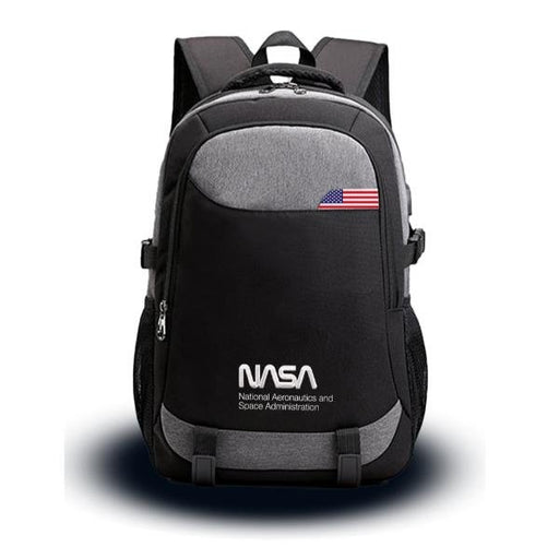 EAN 4895232703234 - NASA BAG02 mochila City backpack Negro, Gris Oxford imagen 1