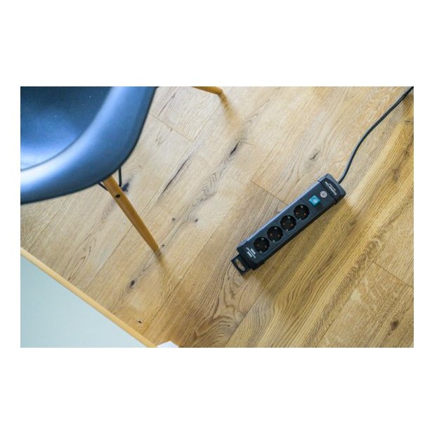 EAN 4007123623983 - Brennenstuhl 1951140100 base múltiple 1,8 m 4 salidas AC Interior Negro imagen 4