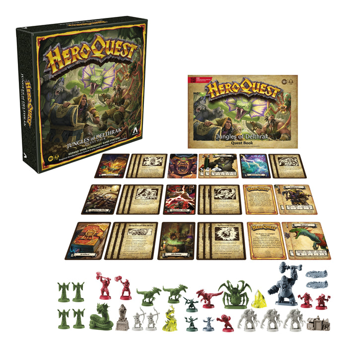 EAN 5010996227775 - Hasbro Gaming Avalon Hill HeroQuest Jungles of Delthrak Quest Pack Expansión de juego de mesa Viaje/avent imagen 6