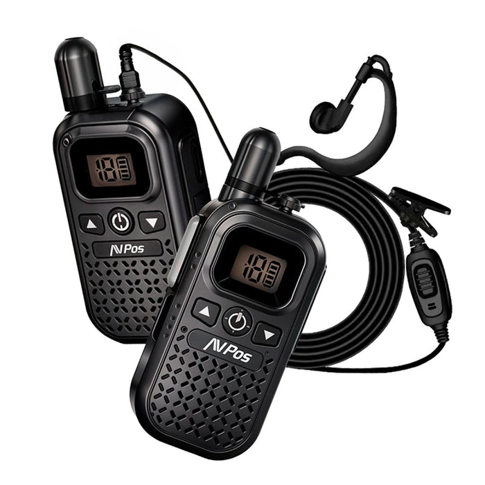 EAN 0619091266662 - AVPos AVP-COMM-X25 two-way radios 16 canales 446 MHz imagen 3