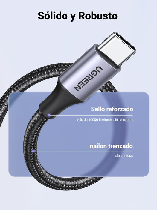 EAN 6957303861262 - Ugreen 60126 cable USB 1 m USB C USB A Negro, Gris imagen 5