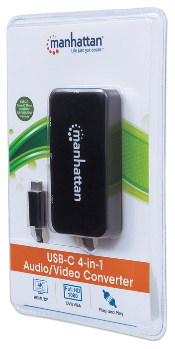 EAN 0766623152600 - Manhattan 152600 base para portátil y replicador de puertos USB Tipo C Negro imagen 6