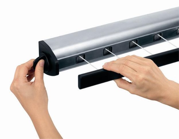 EAN 8710755385766 - Brabantia Pull-Out Drying Lines Set, 2 pcs Wall-mountable rack Acero inoxidable imagen 2