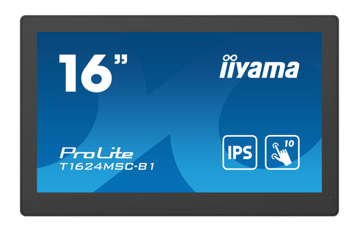 EAN 4948570120451 - iiyama T1624MSC-B1 pantalla de señalización Panel plano interactivo 39,6 cm (15.6") LCD 450 cd / m² Full  imagen 1