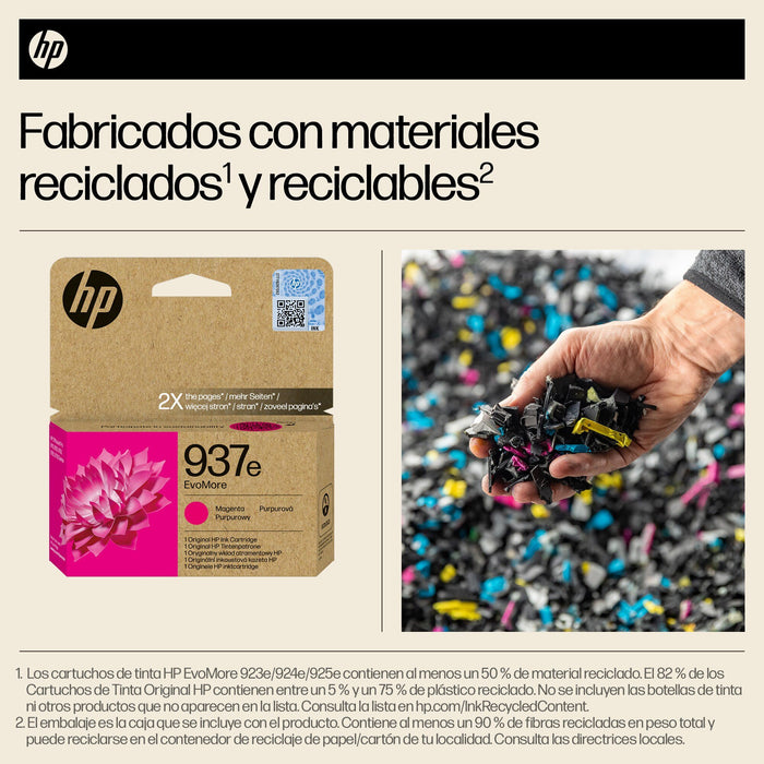 EAN 0196786147654 - HP 937e EvoMore Magenta Original Ink Cartridge cartucho de tinta 1 pieza(s) Alto rendimiento (XL) imagen 4