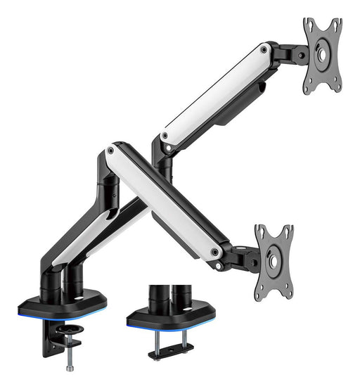 EAN 8435739901663 - AISENS DT32TSR-297 soporte para monitor 81,3 cm (32") Escritorio Negro, Blanco imagen 1