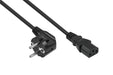 EAN 4066857003102 - Kabelmeister SK0130-S010 cable de transmisión Negro 1 m Enchufe tipo E+F IEC C13 imagen 1