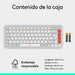 EAN 5099206127456 - Logitech 920-013069 teclado Universal Bluetooth QWERTY Español Naranja, Blanco imagen 10