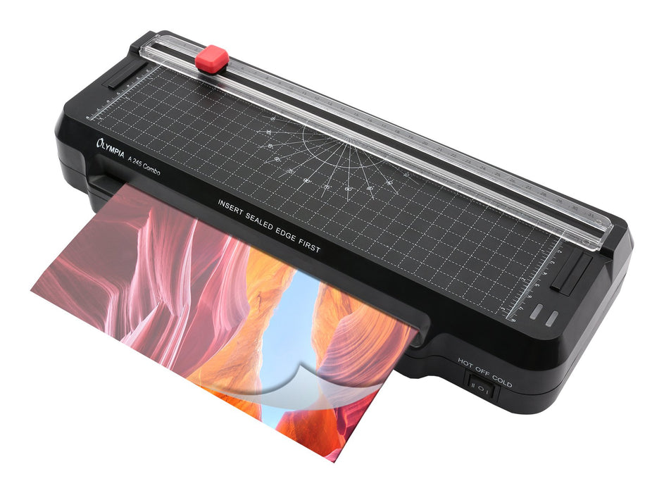 EAN 4030152031702 - Olympia A 245 Combo Plastificadora en frío/caliente 300 mm/min Negro imagen 6