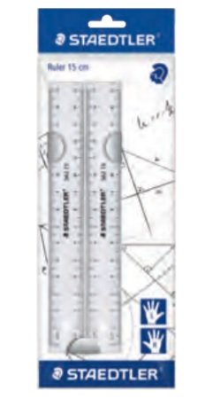 EAN 4007817027776 - Staedtler 562 152 PB cirterio 150 mm Plástico Transparente 2 pieza(s) imagen 1