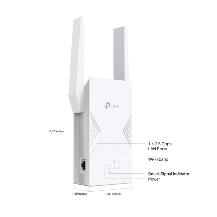 EAN 1210002601443 - TP-Link BE3600 Transmisor y receptor de red Blanco 2500 Mbit/s imagen 8