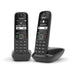EAN 4250366854991 - Gigaset AS690 Duo Teléfono DECT/analógico Identificador de llamadas Negro imagen 1