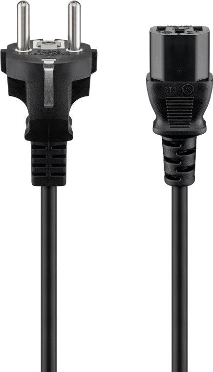 EAN 4040849960376 - Goobay 96037 cable de transmisión Negro 5 m Enchufe tipo F IEC C13 imagen 1