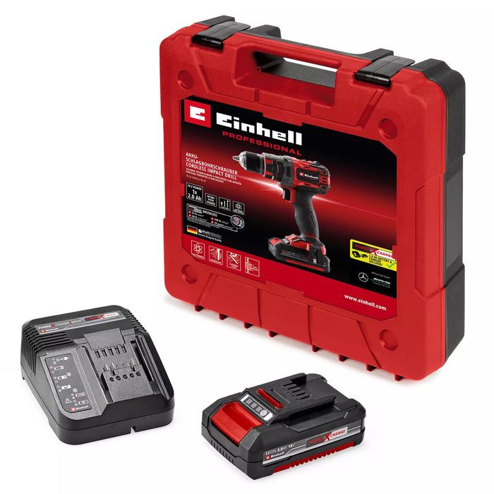 EAN 4006825682953 - Einhell TP-CD 18/60 Li- i BL 1,26 kg Negro, Gris, Rojo imagen 2
