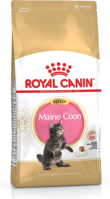 EAN 3182550770958 - Royal Canin Maine Coon Kitten alimento seco para gatos 4 kg Gatito Aves, Arroz imagen 1