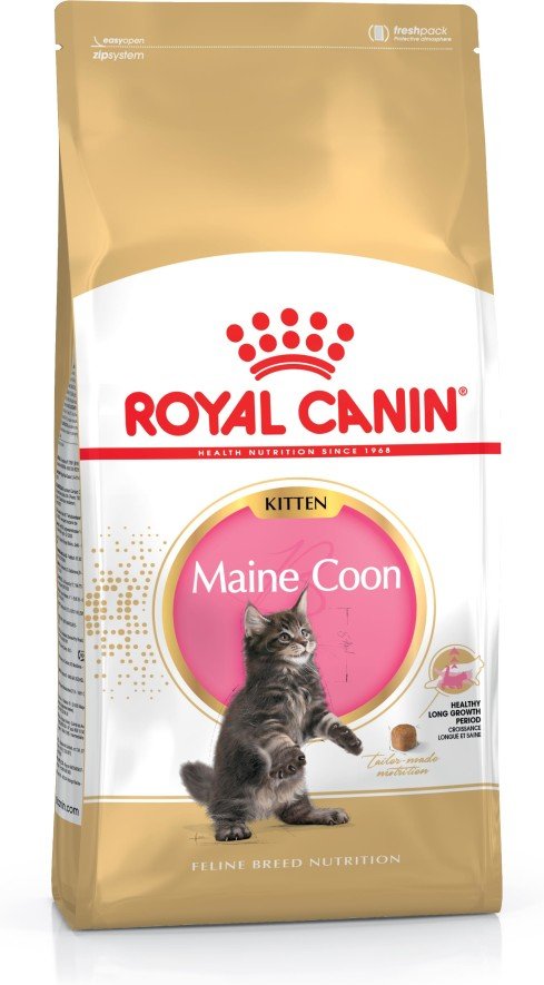 EAN 3182550770958 - Royal Canin Maine Coon Kitten alimento seco para gatos 4 kg Gatito Aves, Arroz imagen 1
