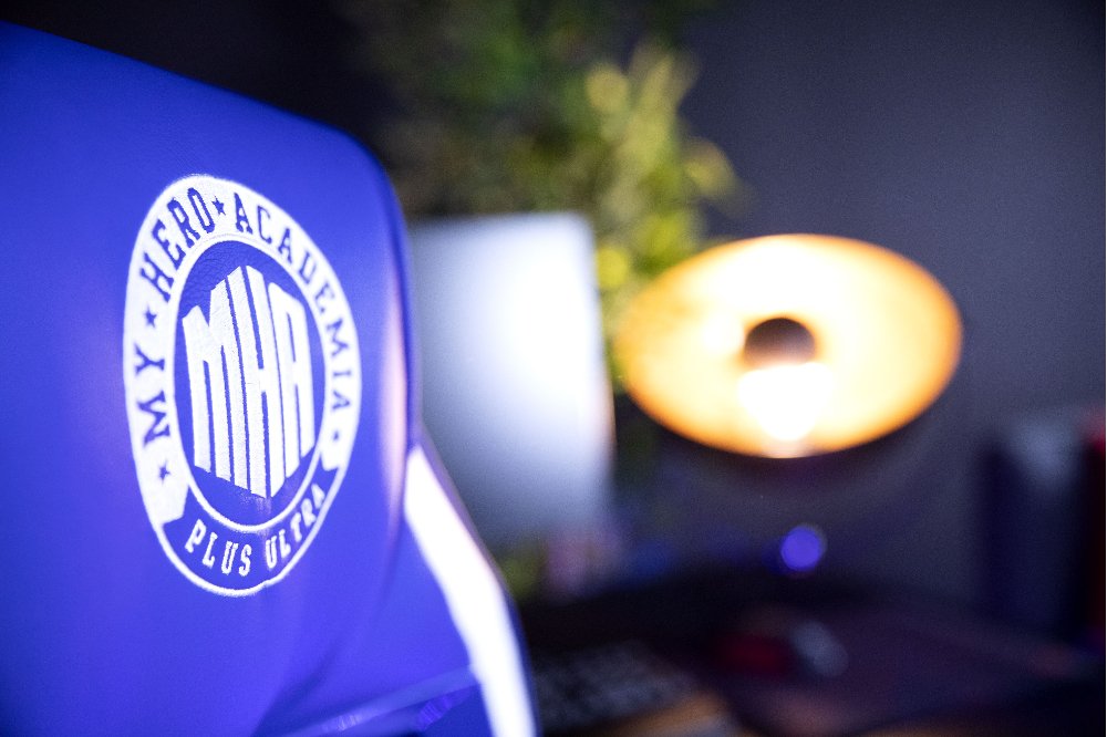 EAN 3328170287418 - Konix My Hero Academia KX MHA GAMING CHAIR Silla para videojuegos universal Asiento acolchado Azul, Blanc imagen 7