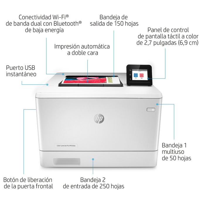 EAN 192545638555 - HP Color LaserJet Pro M454dw Laser A4 600 x 600 DPI 27 ppm Wifi imagen 22