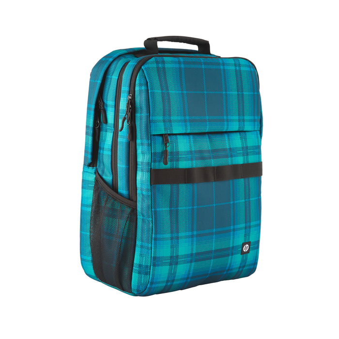 EAN 0197192487600 - HP Campus XL Tartan Plaid Backpack mochila Mochila informal Azul Poliéster, Poliespuma imagen 2