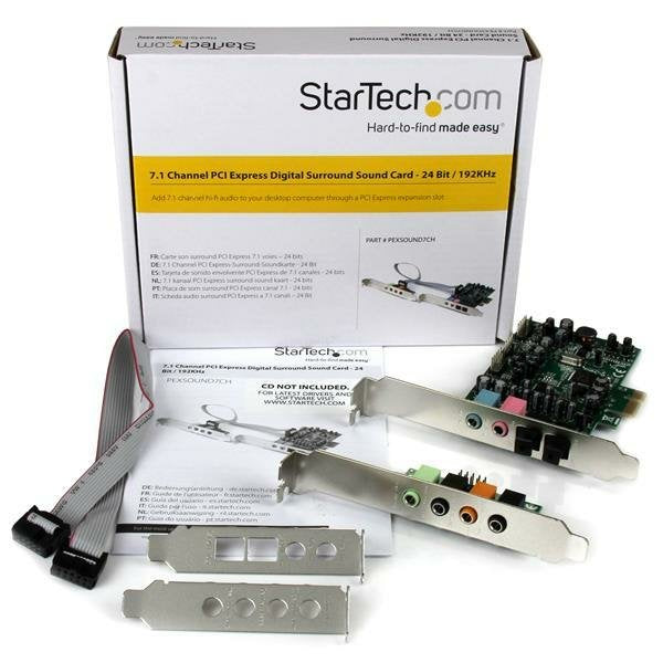 EAN 0065030860376 - StarTech.com PEXSOUND7CH tarjeta de audio Interno PCI-E x1 imagen 6