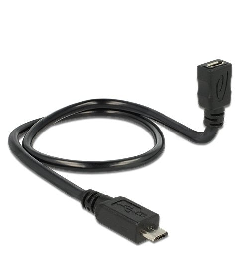 EAN 4043619839254 - DeLOCK 83925 cable USB USB 2.0 0,5 m Micro-USB B USB C Negro imagen 1