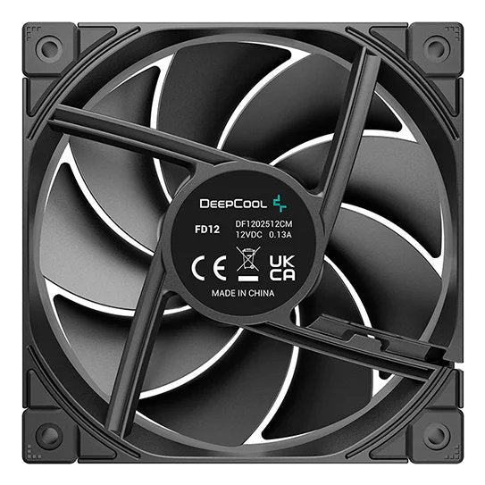 EAN 6933412710912 - DeepCool FD12 Carcasa del ordenador Ventilador 12 cm Negro 1 pieza(s) imagen 3