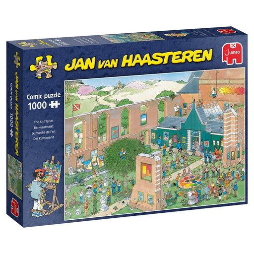 EAN 8710126200223 - Jan van Haasteren The Art Market 1000 pcs Puzzle rompecabezas 1000 pieza(s) Cómics imagen 1