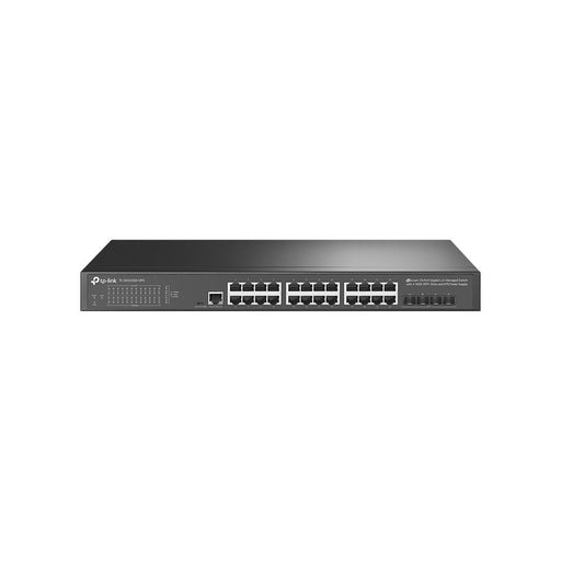 EAN 4897098687734 - TP-Link JetStream TL-SG3428X-UPS switch Gestionado L2+/L3 Gigabit Ethernet (10/100/1000) 1U Negro imagen 1