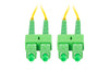 EAN 5901969430943 - Lanberg FO-SASA-SD11-0050-YE Cable de fibra óptica e InfiniBand 5 m SC Verde, Amarillo imagen 3