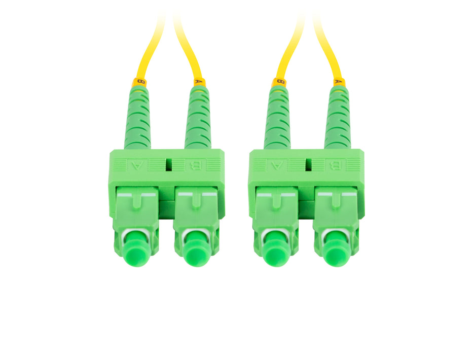 EAN 5901969430950 - Lanberg FO-SASA-SD11-0100-YE Cable de fibra óptica e InfiniBand 10 m SC Amarillo imagen 3