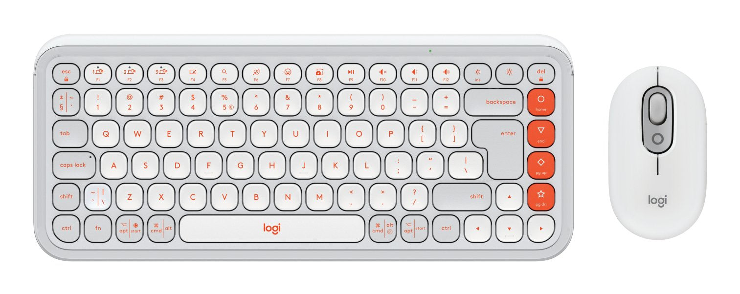 EAN 5099206127739 - Logitech 920-013141 teclado Ratón incluido Universal Bluetooth QWERTY Internacional de EE.UU. Naranja, Bl imagen 1