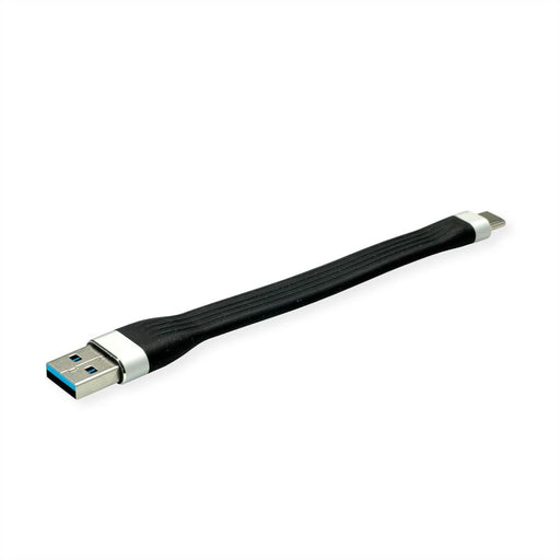 EAN 7630049617773 - ROLINE 11.02.9014 cable USB USB 3.2 Gen 1 (3.1 Gen 1) 0,11 m USB A USB C Negro imagen 1