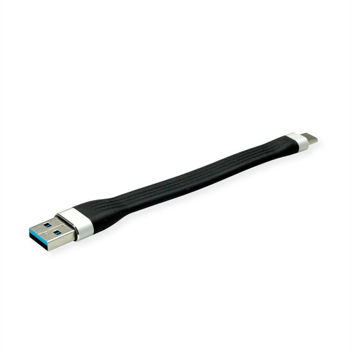 EAN 7630049617773 - ROLINE 11.02.9014 cable USB USB 3.2 Gen 1 (3.1 Gen 1) 0,11 m USB A USB C Negro imagen 1