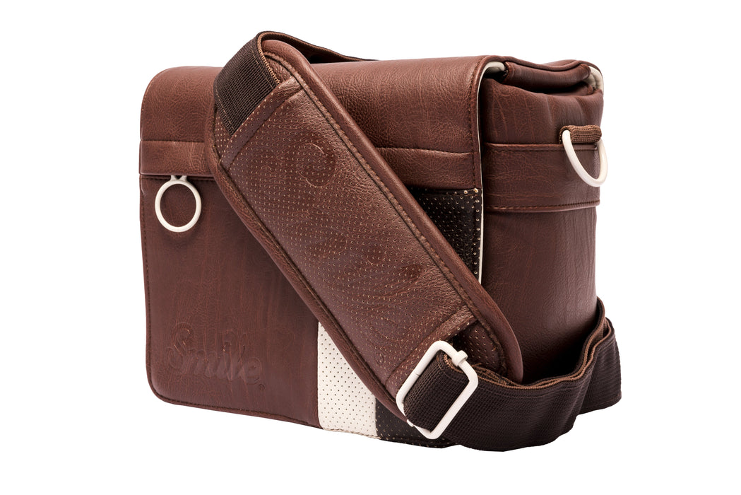 EAN 8420738165352 - Smile 111653540199 estuche para cámara fotográfica Bandolera Marrón, Blanco imagen 2