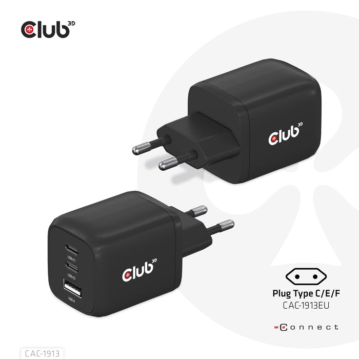 EAN 8719214472658 - CLUB3D CAC-1913 cargador de dispositivo móvil Teléfono móvil, Portátil, Smartphone, Universal Negro Corri imagen 1