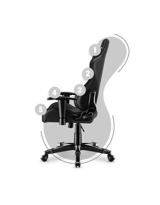 EAN 5903796010244 - Huzaro Ranger 6.0 Black Silla para videojuegos universal Asiento (de seguridad) de butaca Negro imagen 10