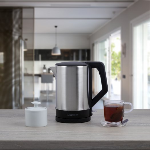 EAN 4006160638332 - Clatronic WKS 3692 tetera eléctrica 1,5 L 2200 W Negro, Acero inoxidable imagen 4