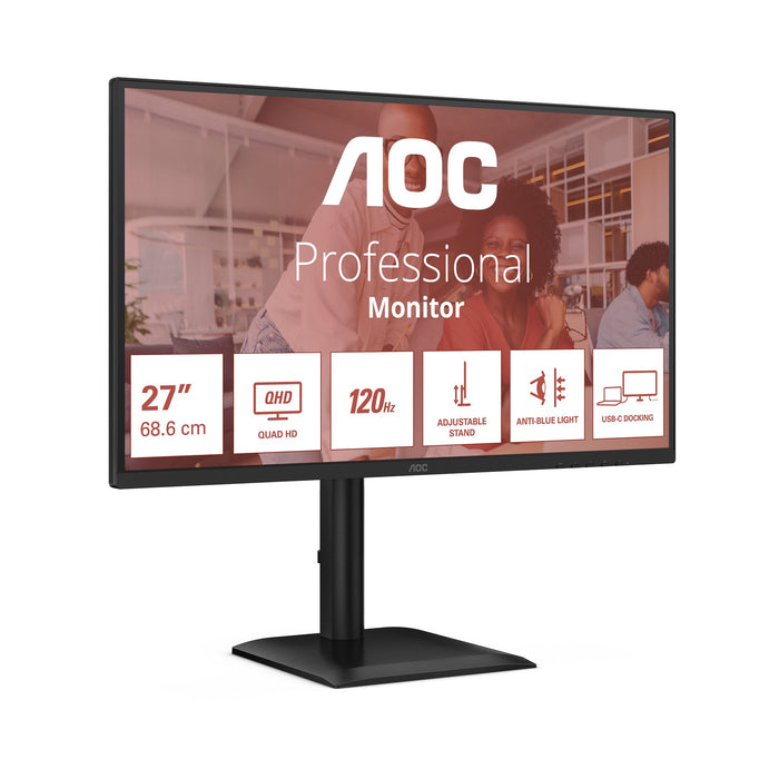 EAN 4038986182829 - AOC E4 Q27E4CV pantalla para PC 68,6 cm (27") 2560 x 1440 Pixeles Quad HD LED Negro imagen 4